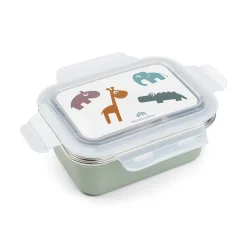 Madkasse i rustfrit stål - Deer friends - Grøn