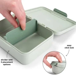 Madkasse m/opdeler Playground Grøn