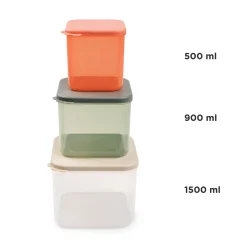 Madopbevaringssæt L - Elphee - Farvemix