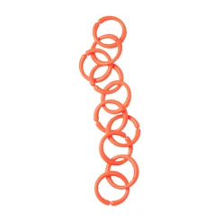 Ophængsringe - Neon Rød