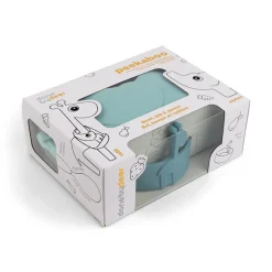 Peekaboo første spisesæt - Deer friends - Blå