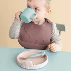 Peekaboo hagesmæk 2-pak - Elphee - Pudder