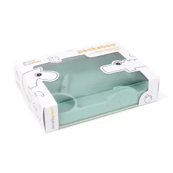 Peekaboo inddelt tallerken - Deer friends - Blå