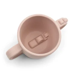 Peekaboo kop med 2 håndtag - Croco - Pudder
