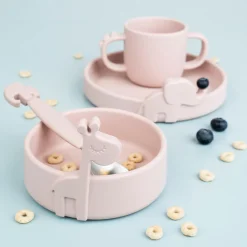 Peekaboo kop med 2 håndtag - Croco - Pudder