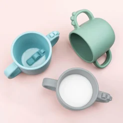 Peekaboo kop med 2 håndtag - Croco - Blå