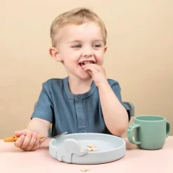 Peekaboo spisesæt - Deer friends - Farvemix