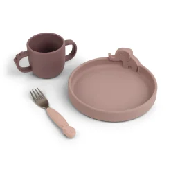 Peekaboo spisesæt - Deer friends - Pudder