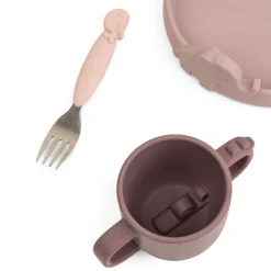 Peekaboo spisesæt - Deer friends - Pudder