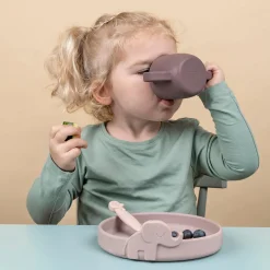 Peekaboo spisesæt - Deer friends - Pudder