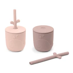 Peekaboo sugerørskop 2 stk. - Wally - Pudder