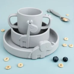 Peekaboo tallerken - Elphee - Grå