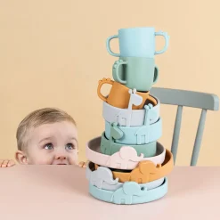 Peekaboo tallerken - Elphee - Blå