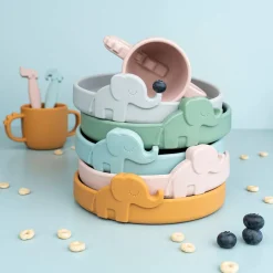 Peekaboo tallerken - Elphee - Blå