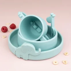 Peekaboo tallerken - Elphee - Blå