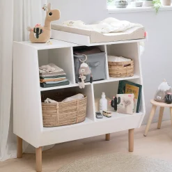 Puslehynde Easy-wipe - Confetti - Blå