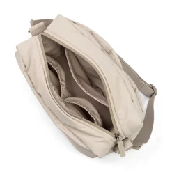 Quiltet barnevognstaske - sand