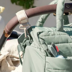 Quiltet pusletaske - Grøn