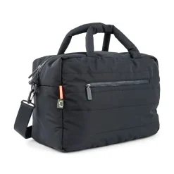 Quiltet pusletaske - Sort