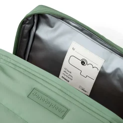 Quiltet termo taske - Croco - Grøn