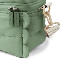 Quiltet termo taske - Croco - Grøn