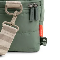 Quiltet termo taske - Croco - Grøn