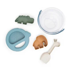 Sandkassesæt 5 dele - Deer friends - Blå mix