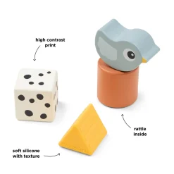 Sanseklodser 4 stk. - Birdee - Farvemix