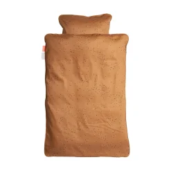 Sengesæt junior - Dreamy dots - Mustard