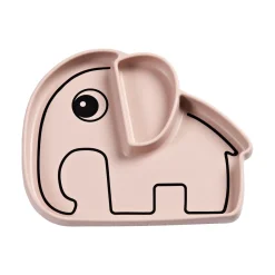 Silicone Stick&Stay tallerken - Elphee - Pudder