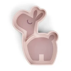 Silikone Stick&Stay snacktallerken - Lalee - Pudder