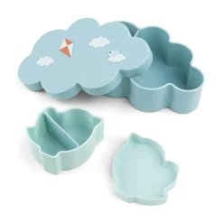 Snack & madkasse m/drikkedunk - Playground - Blå