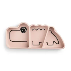 Stick & Stay snacktallerken - Croco - Pudder
