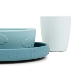 Stick&Stay spisesæt - Deer friends - Blå