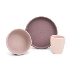 Stick&Stay spisesæt - Deer friends - Pudder