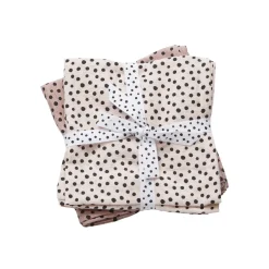 Stofble 2 stk. - Happy dots - Pudder