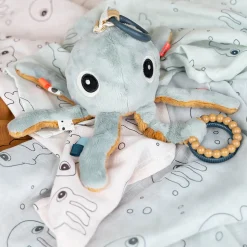 Stofble 2 stk. - Sea friends - Mustard