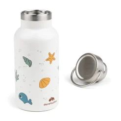 Termoflaske rustfrit stål - Sea friends - Beige - 350 ml