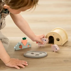 Tiny Farm legesæt - Pigee - farve mix