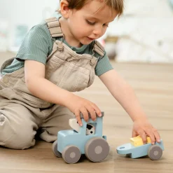 Tiny farm traktor - Dotti - blå