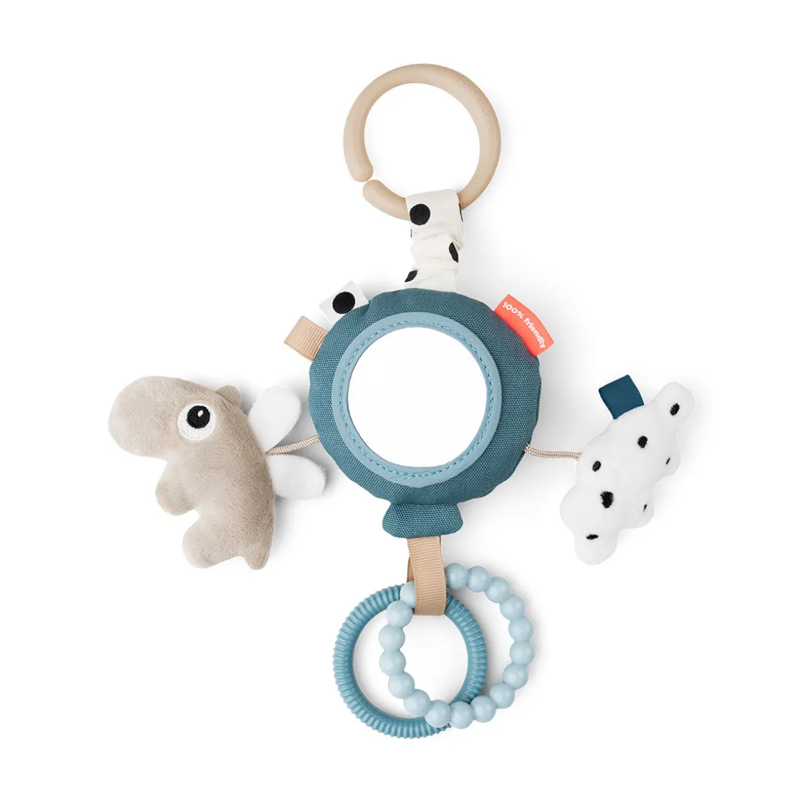 To go aktivitetsspejl - Happy clouds - Blå