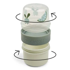 To go 2-way snackbøtte S - Birdee - Grøn