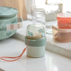 To go 2-way snackbøtte S - Birdee - Sand