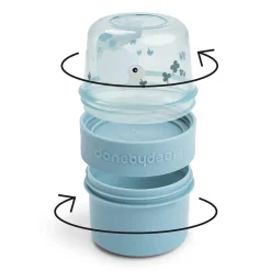 To go 2-way snackbøtte S - Tiny farm - Blå