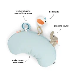 Tummy time aktivitetspude - Playground - Blå