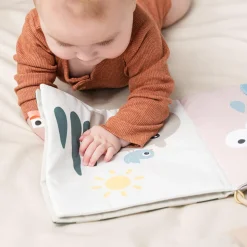 Tummy time stofbog - Deer friends - Farvemix