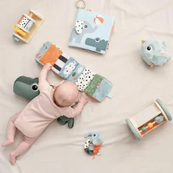 Tummy time stofbog - Deer friends - Farvemix