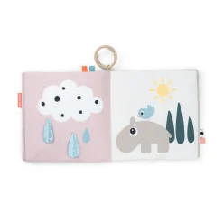 Tummy time stofbog - Deer friends - Farvemix